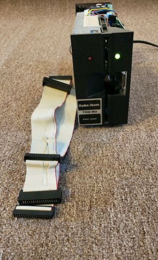 Vintage Radio Shack Trs - 80 Computer Mini Disk External 5.  25 " Floppy Disk Drive