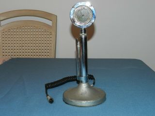 Vintage Astatic D - 104 With T - Ug8 Stand Ham Radio Microphone.