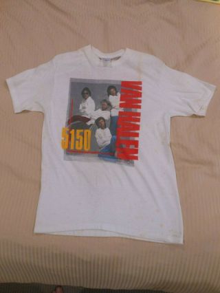 Rare Vintage 80s Van Halen 5150 1986 Tour T Shirt X Large Sammy Hagar