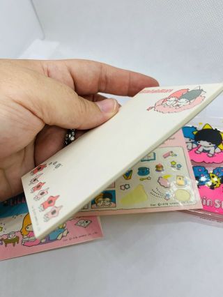 Vintage Sanrio Little Twin Stars 1976 Mini Letter Set With Envelopes And Sticker 8