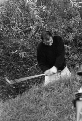 Sean Connery Playing Golf.  - Vintage Photograph
