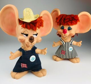 Vintage Topo Gigio Huron Products Big Ear Mouse Citizens Bank Hillbilly Country
