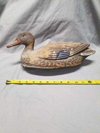 Wingsetter Duck Decoys Mallard Hen Paper Mache Vintage Hunting