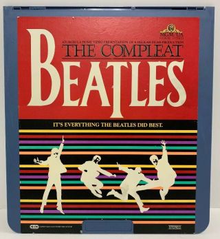 Vintage 1982 The Beatles “the Compleat Beatles” Ced Selectavision Video Disc