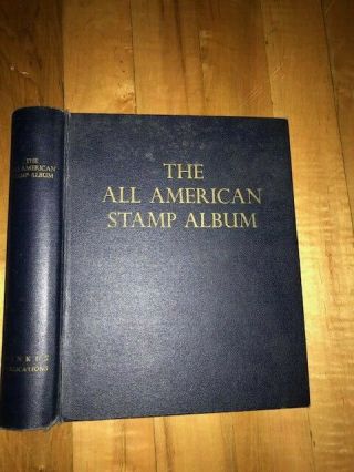 Vintage Minkus The All American Stamp Album (two Post Binder Only)