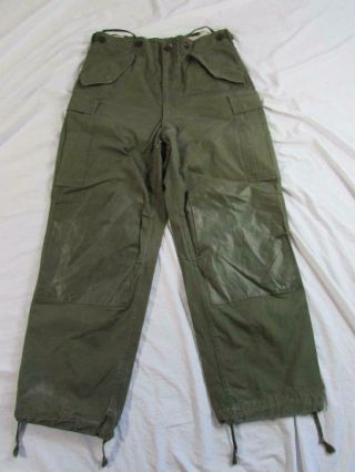 Vtg 50s Modified Us Army Combat Pants Trousers M1951 M - 51 34x30 Korean War