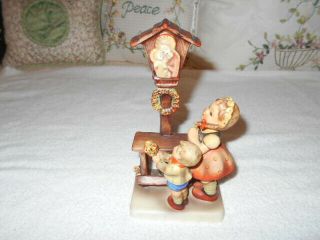 Vintage Hummel Goebel Figurine Adoration Tmk - 2 23/1 Boy And Girl Praying