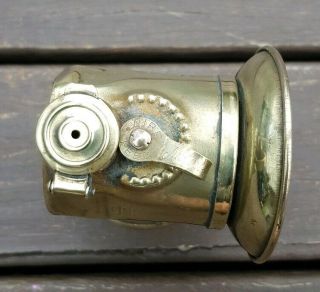ANTIQUE VINTAGE MINERS CARBIDE LAMP JUSTRITE EARLY 1900s STEAMPUNK 3
