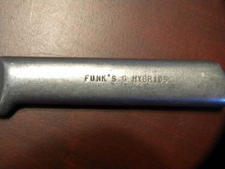 Vintage Funk ' s G Hybrid Knife Corn Metal 9 1/2 