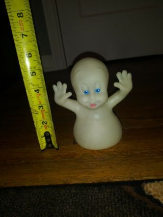Vintage 1995 Casper Friendly Ghost Glow In The Dark Pizza Hut 5 " Hand Puppet Toy
