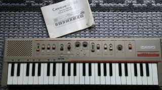 Vintage Casio Mt - 46 Casiotone Micro - Key Keyboard Portable Organ Synth Retro