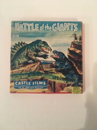 Vintage Battle Of The Giants - Castle Films 8 Mm Home Movie Film