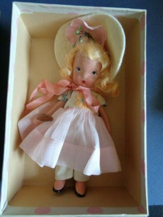 ⭐ Vintage Nancy Ann Storybook Doll Mistress Mary 119 Adorable - Bisque⭐