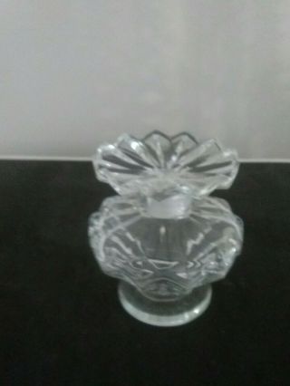 Rare vintage perfume bottle TEMPEST BY LUCIEN LELONG c.  1950 Empty 2
