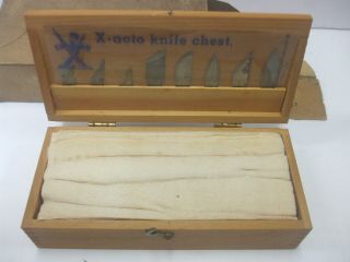 Vintage X - Acto Knife Chest Set 82 - with box 3