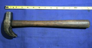 Vintage Early R Langworthy Claw Hammer Square Face 14 " Long Eagle Embossed Head