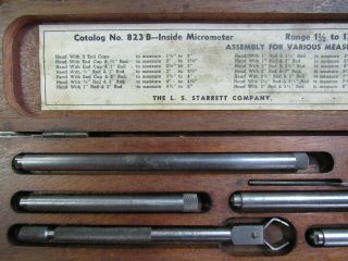 Vintage Starrett 823B Inside Micrometer Set. 2