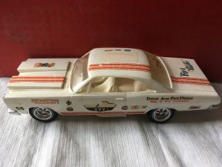 1966 Vintage Plastic Model Car Kit Drag Car Mercury Cyclone Comet 777 Nascar