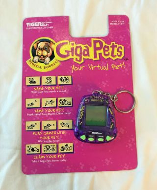 Giga Pet Digital Doggie Vintage 1997 Tiger Electronics Virtual Pet Rare