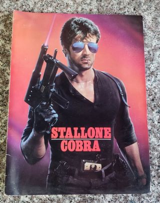Stallone Press Kit Action Pack Cobra Rocky Iii Rambo Iii All Vintage