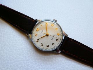 Very rare Vintage 1MY3 POBEDA Men ' s dress watch from the 1960 ' s years 2