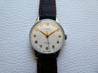 Very rare Vintage 1MY3 POBEDA Men ' s dress watch from the 1960 ' s years 4