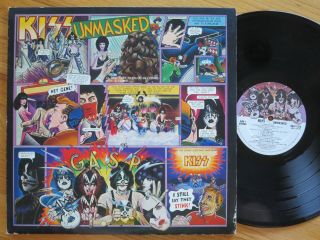 Rare Vintage Vinyl - Kiss - Unmasked - Casablanca Records Nblp 7225 - Ex