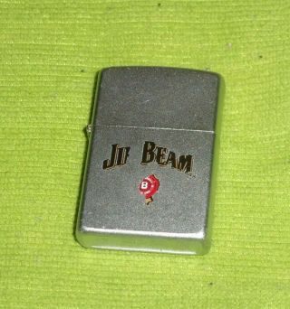 Vintage Jim Beam Advertisement Zippo Lighter,  Good