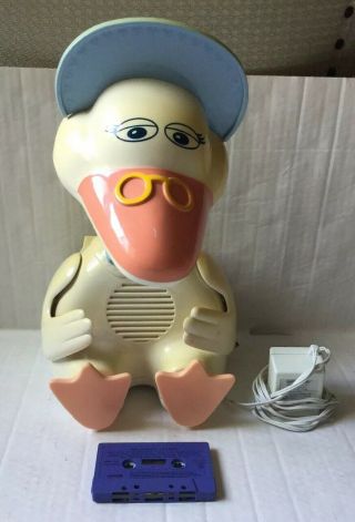 Vintage 80’s Mother Goose Story Teller Lamp/light/cassette Player -