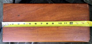 Vintage Wood Library index Card Drawer Finish 3