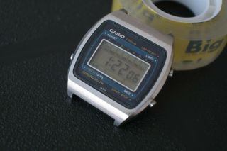 Vintage Rare Early Casio Lcd Watch Dual Chronograph 59qs - 31 Collectible