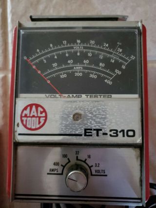 Vintage Mac Tools Et - 310 Volt - Amp Tester American Made