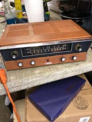 Heathkit Aj - 32 Hi Fi Tube Amplifier Powers On - Vintage