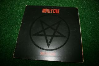 Vintage Motley Crue Shout At The Devil 1983 W/jacket Lp Record Album Vinyl