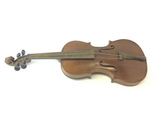 Vintage Made In Nippon Japan Wood Violin Musical Instrument Decorative Parts