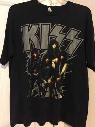 Kiss Vintage T Shirt Xl Tour Rare Shirt