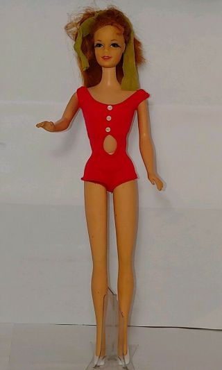Vintage Stacey Doll Twist & Turn Tnt 1165 Red Titian Hair 1966 Stacie Barbie