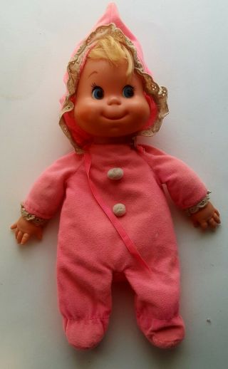 Vintage Mattel Pink Baby Beans 70s