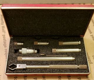 Vintage Starrett No.  823 Inside Micrometer Set