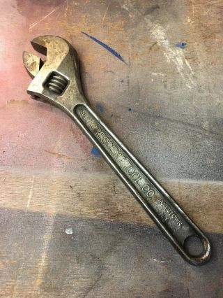 Vintage 15 " Adjustable Crescent Tool Co.  Wrench Drop Forged Steel Made In Usa