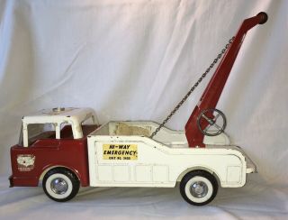 Vintage Nylint Ford Emergency Highway Wrecker Tow Truck 3400 Restore Or Parts