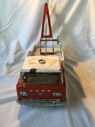 VINTAGE NYLINT FORD EMERGENCY HIGHWAY WRECKER TOW TRUCK 3400 RESTORE OR PARTS 2