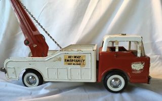 VINTAGE NYLINT FORD EMERGENCY HIGHWAY WRECKER TOW TRUCK 3400 RESTORE OR PARTS 3