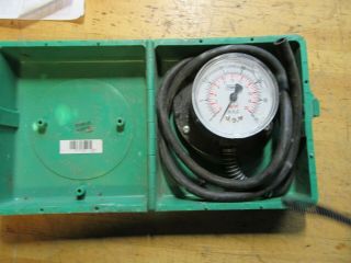 Vtg.  Fisher Governor Controls 0 - 20 Oz.  Per Sq.  In.  0 - 35 " Of Water Column Gauge