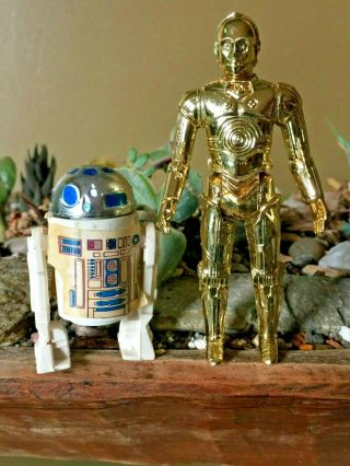 Vintage Star Wars Droid Factory R2 - D2 & Gold Paint C - 3po Variant.