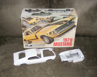 Rare Annual Mpc 1970 Mustang Boss 302 Model Box Body Interior 1370 - 200 1/25