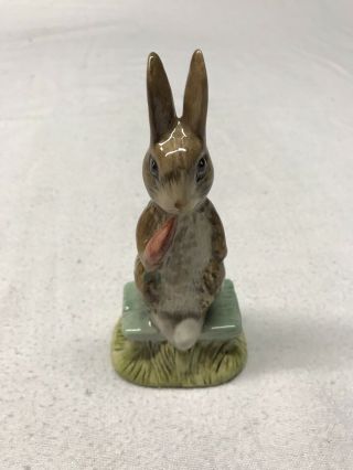 Vintage Royal Albert Beatrix Potter Porcelain Figure " Fierce Bad Rabbit " 1989