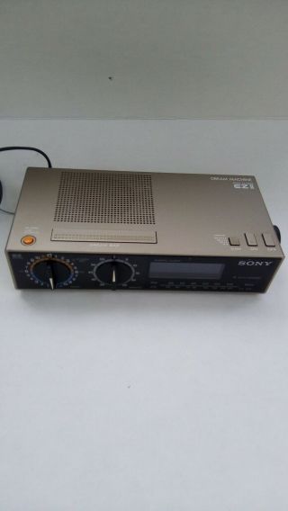 Vintage Sony Dream Machine Ez - 2 Clock Radio Alarm &