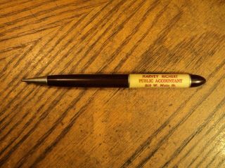 Vintage Eversharp Mechanical Pencil Harvey Richert Accountant Weatherford Ok