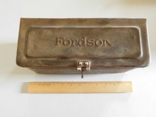 Vintage Fordson Tractor Tool Box